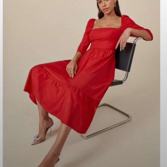 Reformation Cyprus Midi Dress - Picture 2 of 7